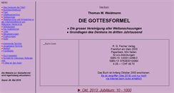 Desktop Screenshot of gottesformel.ch
